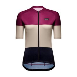 SPIRIT STRIPES - fialová/čierna/béžová