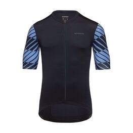 GORE Cyklistický dres s krátkym rukávom - SWIFTRIDE OPTICAL - čierna/modrá
