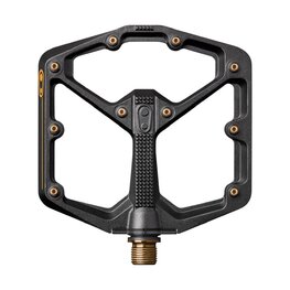 CRANKBROTHERS pedále - STAMP 11 LARGE - čierna/zlatá