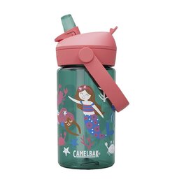 CAMELBAK Cyklistická fľaša na vodu - THRIVE FLIP STRAW KIDS 0,4l - zelená/ružová