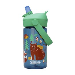 CAMELBAK Cyklistická fľaša na vodu - THRIVE FLIP STRAW KIDS 0,4l - zelená/modrá