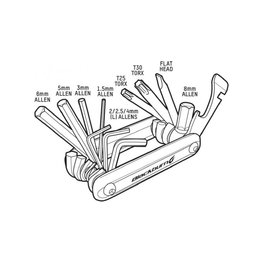 BLACKBURN Cyklistické náradie - GRID 13 - strieborná