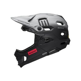 BELL Cyklistická prilba - SUPER DH - šedá/čierna