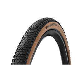 CONTINENTAL plášť - TERRA ADVENTURE TRAIL GRIP 700X55C - čierna/hnedá