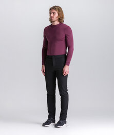 SANTINI Cyklistické nohavice dlhé bez trakov - ACTIVE - čierna