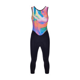 SANTINI Cyklistické nohavice dlhé s trakmi - UNICO - čierna