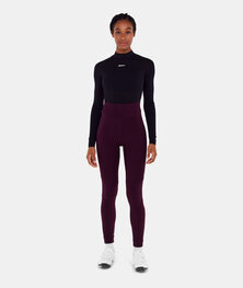 SANTINI Cyklistické nohavice dlhé bez trakov - RTR - bordová