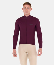 SANTINI Cyklistická vetruodolná bunda - RTR WIND - bordová