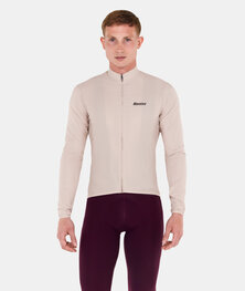 SANTINI Cyklistická vetruodolná bunda - RTR WIND - ivory