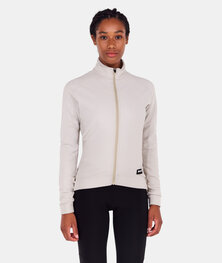 SANTINI Cyklistický dres s dlhým rukávom zimný - RTR - ivory