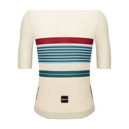 SANTINI Cyklistický dres s krátkym rukávom - BENGAL EVO - ivory