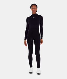 SANTINI Cyklistické nohavice dlhé bez trakov - RTR - čierna