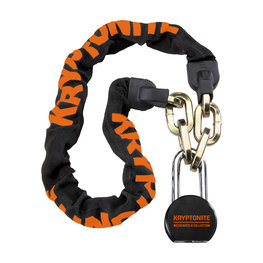 KRYPTONITE zámok na bicykel - MESSENGER - oranžová/čierna