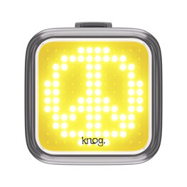 KNOG predné svetlo - BLINDER - čierna/biela