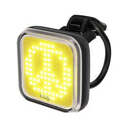 KNOG predné svetlo - BLINDER - čierna/biela