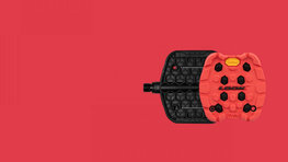 LOOK pedále - TRAIL GRIP  - červená