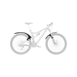 SKS blatník - MUDROCKER REAR - čierna