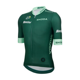 SANTINI Cyklistický dres s krátkym rukávom - TDF OFFICIAL BEST SPRINTER - zelená