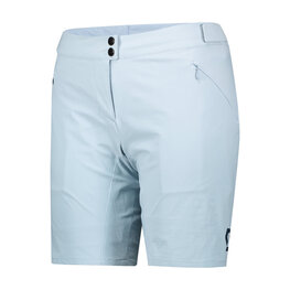 SCOTT Cyklistické nohavice krátke bez trakov - ENDURANCE LS/FIT W/PAD W - svetlo modrá