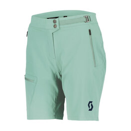 SCOTT Cyklistické nohavice krátke bez trakov - EXPLORAIR LIGHT W - zelená