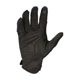 SCOTT Cyklistické rukavice dlhoprsté - GRAVEL - modrá/čierna