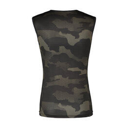 SCOTT Cyklistické tričko bez rukávov - UNDERWEAR CARBON - čierna/šedá