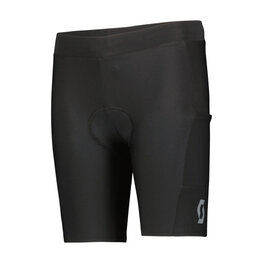 SCOTT Cyklistické nohavice krátke bez trakov - JUNIOR - čierna