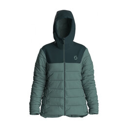 SCOTT Cyklistická zateplená bunda - INSULOFT WARM W - zelená