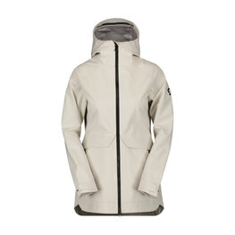 SCOTT vodeodolná bunda - TECH COAT 3L W - biela