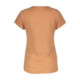 SCOTT Cyklistické tričko s krátkym rukávom - DEFINED MERINO TECH SS W - oranžová