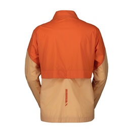 SCOTT Cyklistická vetruodolná bunda - ENDURANCE ANORAK WB W - oranžová/béžová