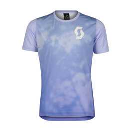 SCOTT Cyklistický dres s krátkym rukávom - TRAIL VERTIC 20 SS JR - modrá