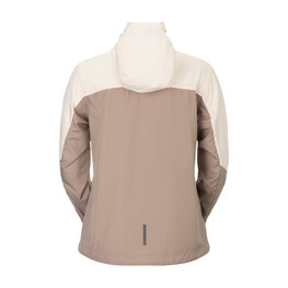 SCOTT Cyklistická vetruodolná bunda - EXPLORAIR LIGHT WB W - biela/hnedá