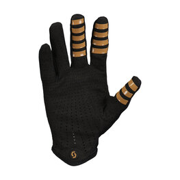 SCOTT Cyklistické rukavice dlhoprsté - TRACTION LF - modrá/hnedá/čierna