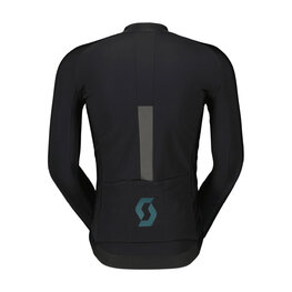 SCOTT Cyklistická vetruodolná bunda - RC PRO HYBRID GTX WS LTD - čierna/zelená