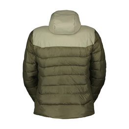 SCOTT Cyklistická zateplená bunda - INSULOFT WARM - šedá/zelená