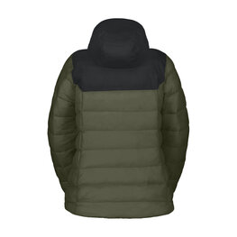 SCOTT Cyklistická zateplená bunda - INSULOFT WARM W - čierna/zelená