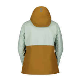 SCOTT vodeodolná bunda - DRYO PRO 2.5L W - zelená/hnedá