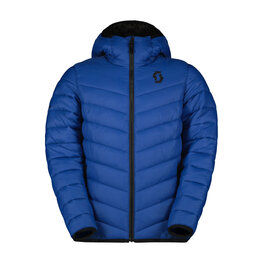 SCOTT Cyklistická zateplená bunda - INSULOFT WARM JR - modrá