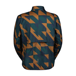 SCOTT Cyklistická vetruodolná bunda - ENDURANCE TECH WB - modrá/hnedá