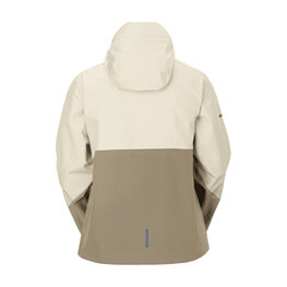 SCOTT vodeodolná bunda - EXPLORAIR LIGHT DRYO 2.5L W - biela/hnedá