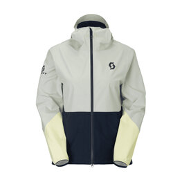 SCOTT vodeodolná bunda - EXPLORAIR LIGHT DRYO 2.5L W - šedá/modrá/žltá