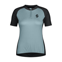 SCOTT Cyklistický dres s krátkym rukávom - ENDURANCE 20 W - modrá/čierna