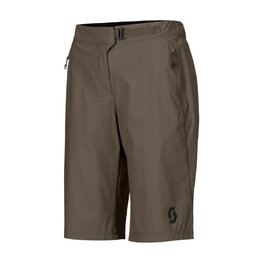 SCOTT Cyklistické nohavice krátke bez trakov - TRAIL VERTIC W/PAD W - zelená