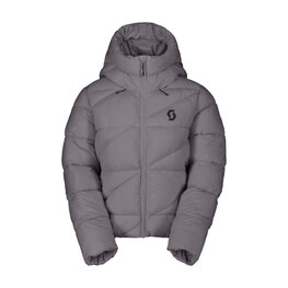 SCOTT Cyklistická zateplená bunda - INSULOFT WARM W - šedá