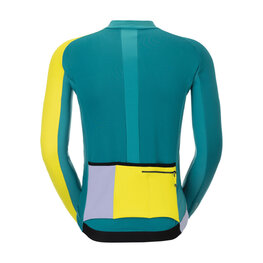 SCOTT Cyklistická vetruodolná bunda - RC PRO WARM GTX WS-REMIX - zelená/fialová/žltá