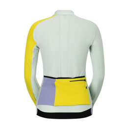 SCOTT Cyklistická vetruodolná bunda - RC PRO WARM GTX WS-REMIX W - zelená/žltá/modrá