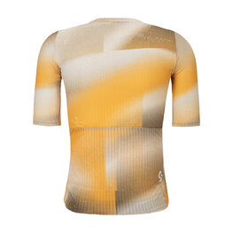 SCOTT Cyklistický dres s krátkym rukávom - PRO SL - béžová/oranžová