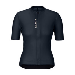 SCOTT Cyklistický dres s krátkym rukávom - PRO W - modrá