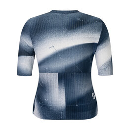 SCOTT Cyklistický dres s krátkym rukávom - PRO SL W - modrá/biela